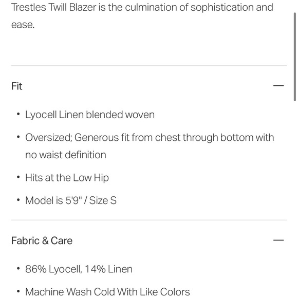 Vuori Trestle’s Twill Blazer Marshmallow - Picture 10 of 10
